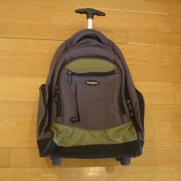 samsonite backpack green